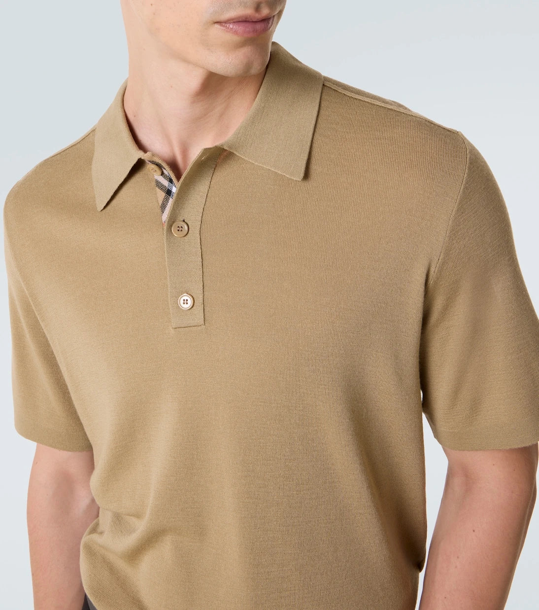 Burberry - Wool polo shirt