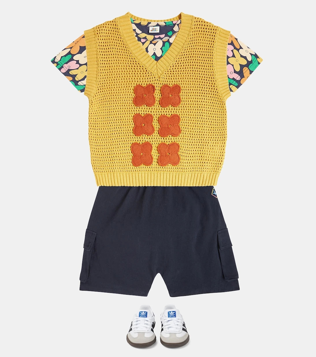Jellymallow - Flower Field cotton-blend T-shirt