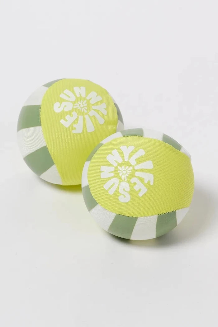 SunnyLife Skim Ball Set Tides Out Citrus Plaj Topu (2 Adet)