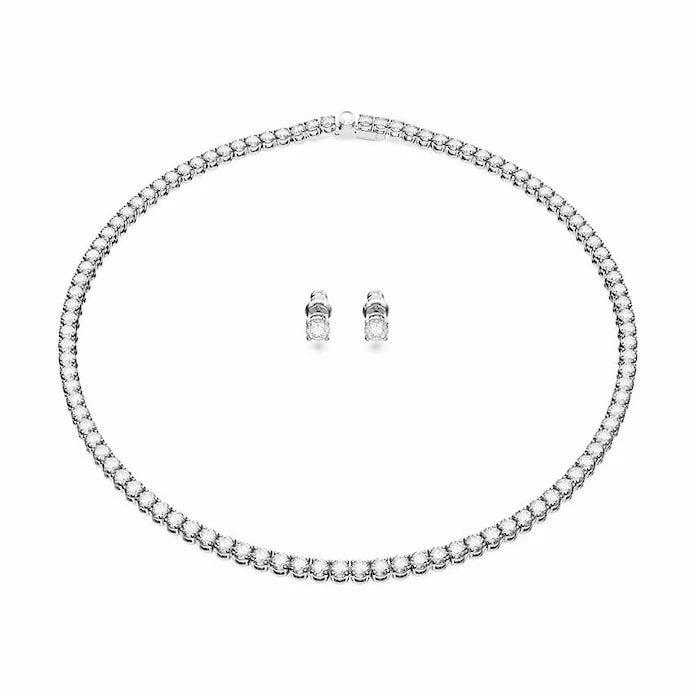 Колие и обици Swarovski 5647730 RE MATRIX