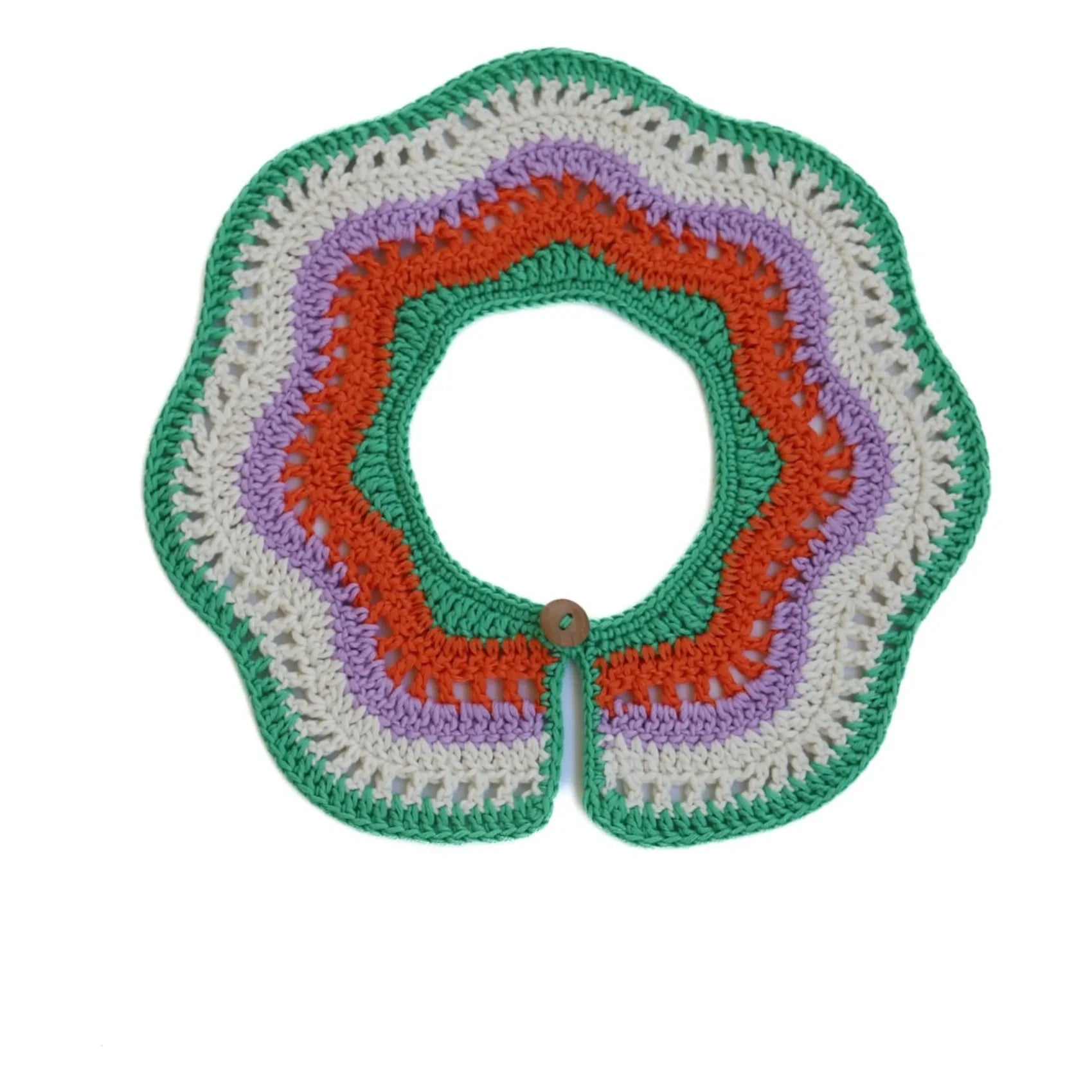 Kalinka - Isabelle Crochet Removable Collar | Ecru