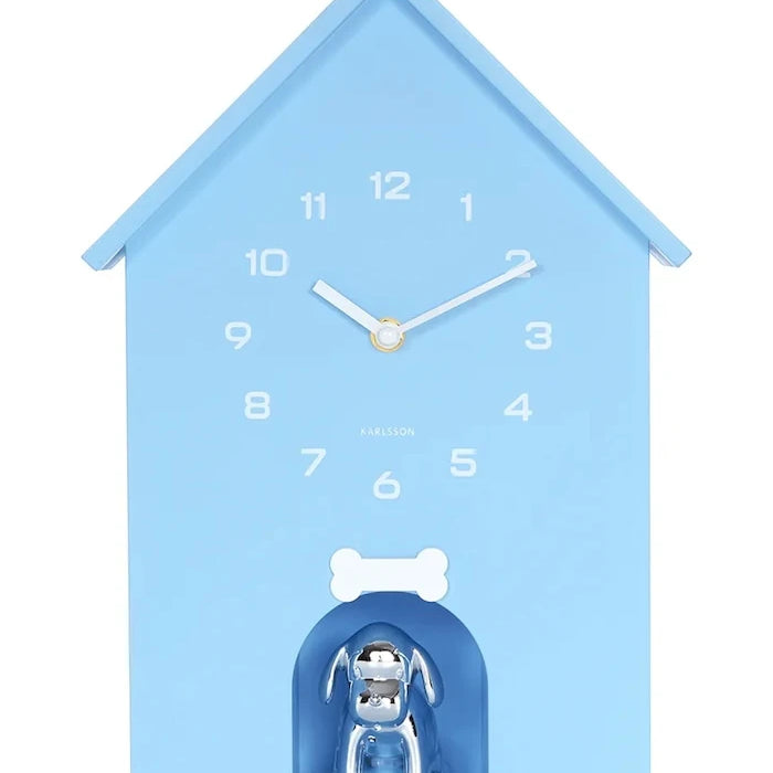 Karlsson Dog House Sesli Duvar Saati 36,5 x 26,5 cm
