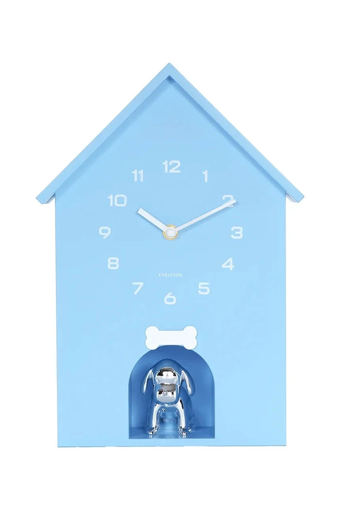 Karlsson Dog House Sesli Duvar Saati 36,5 x 26,5 cm