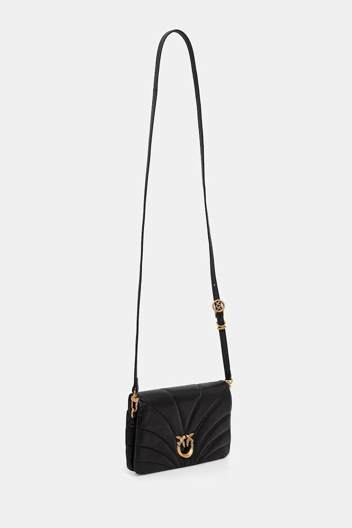 Pinko чанта crossbody дамска от кожа