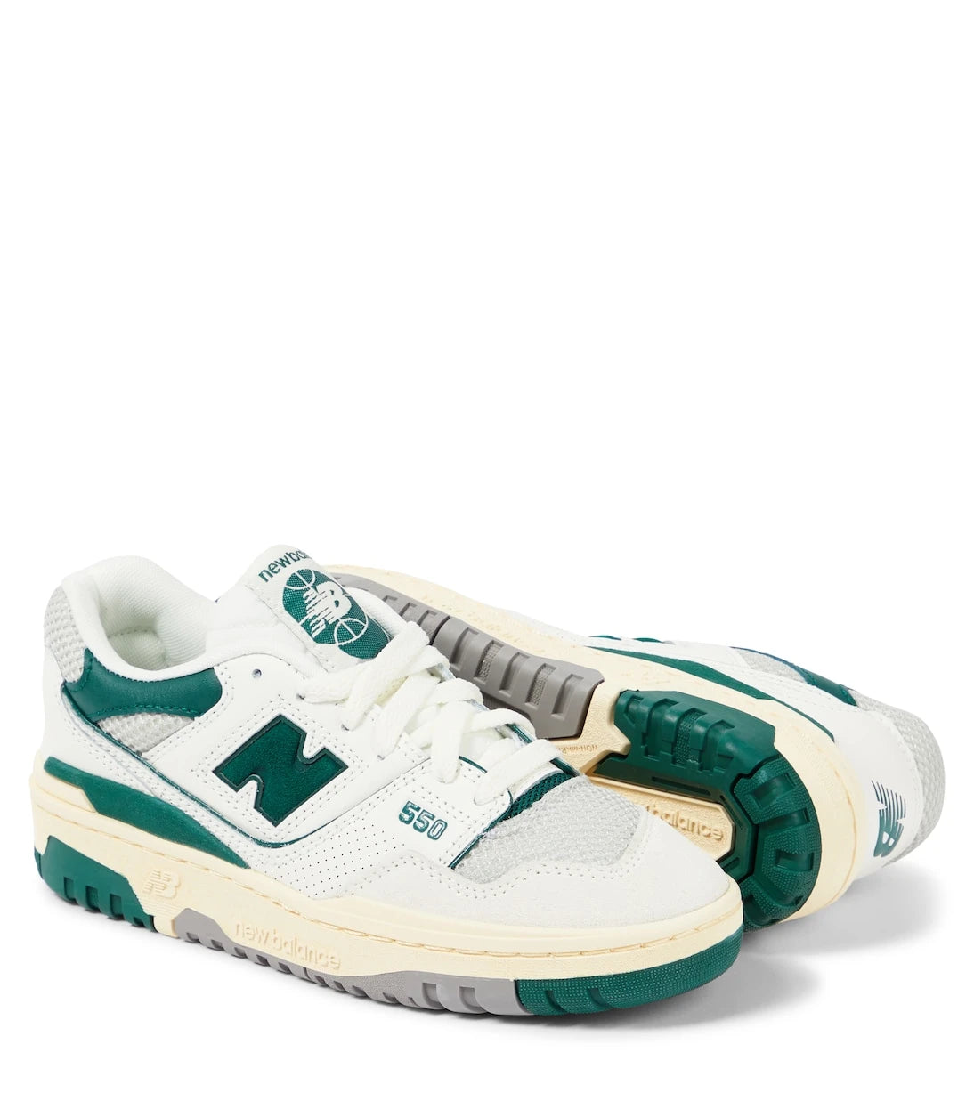 New Balance Kids - أحذية 550 الرياضية الجلدية