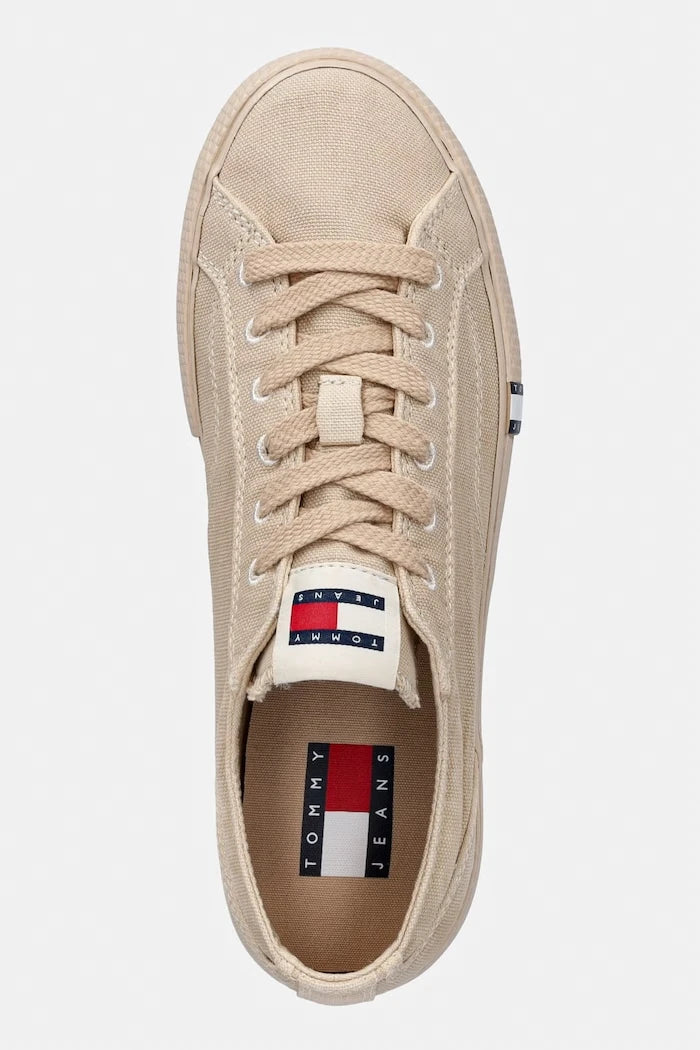Tommy Jeans ARCHIVE VULC Y2K WASHED CANVAS ниски кецове дамски