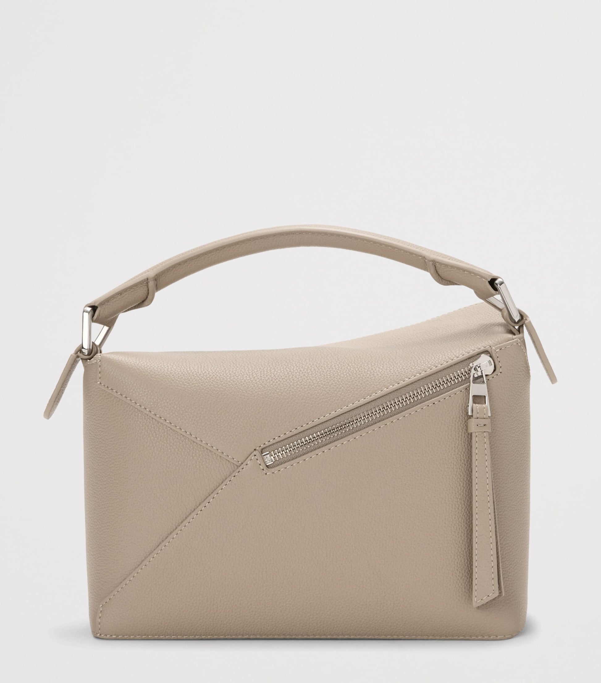 LOEWE Small Leather Puzzle Edge Top-Handle Bag