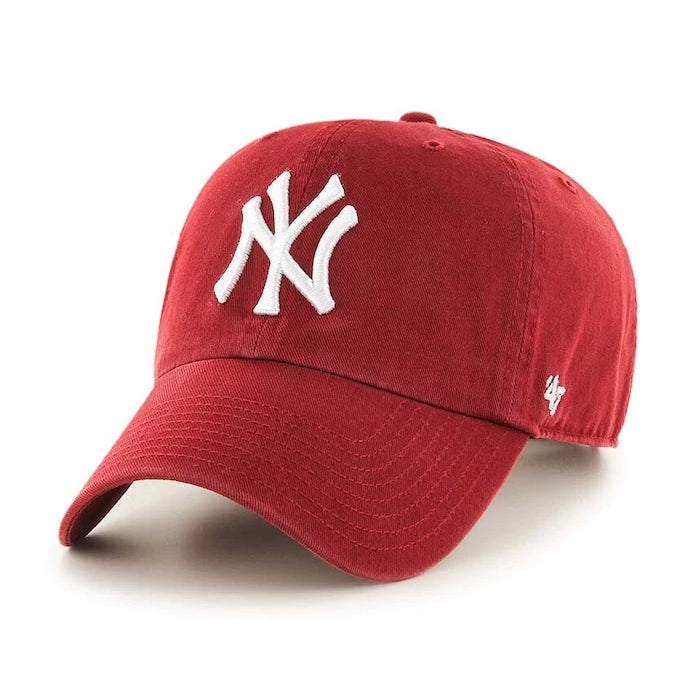 Памучна шапка с козирка 47 brand MLB New York Yankees