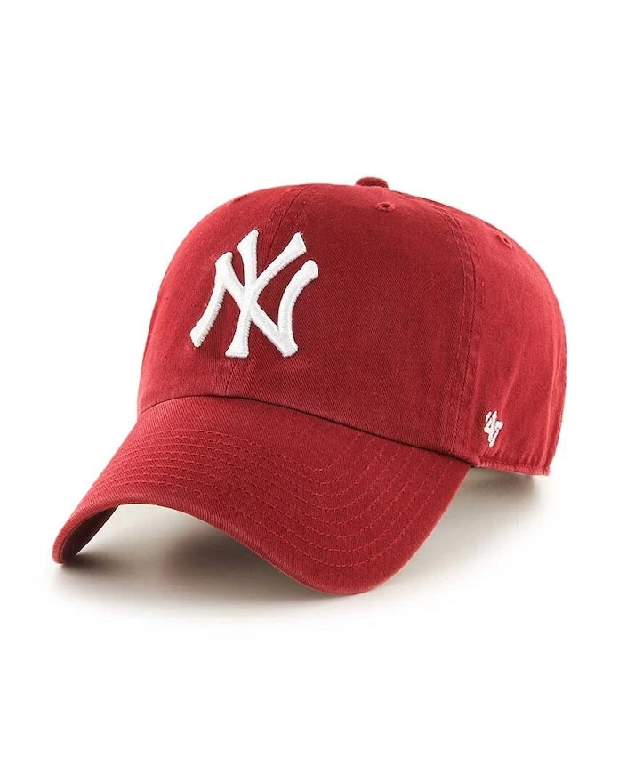 Памучна шапка с козирка 47 brand MLB New York Yankees