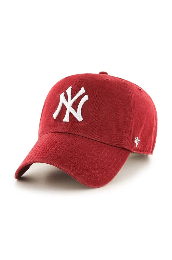 Памучна шапка с козирка 47 brand MLB New York Yankees