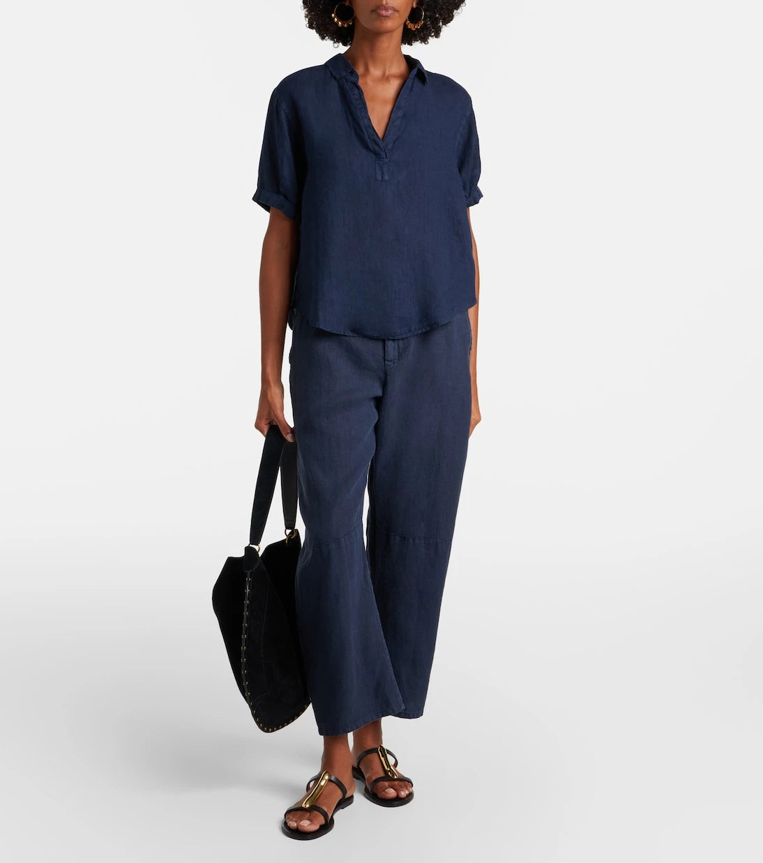 Velvet - Taylor linen wide-leg pants