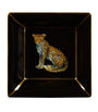 Square Leopard Tray
