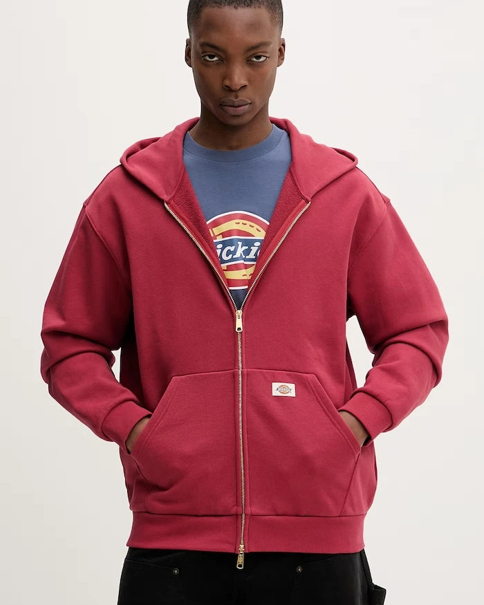 Dickies Суичър с цип и качулка мъжки от памук