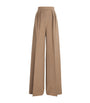 Max Mara Beige Virgin Wool Trousers