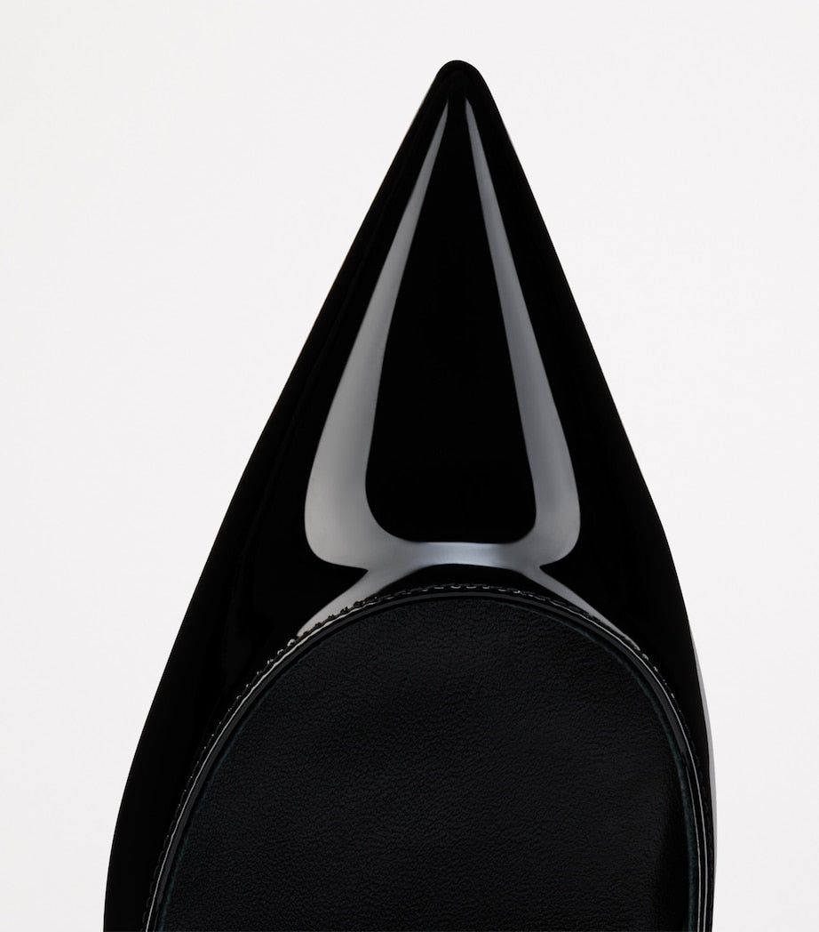 Christian Louboutin Black Miss Z Patent Leather Pumps 80