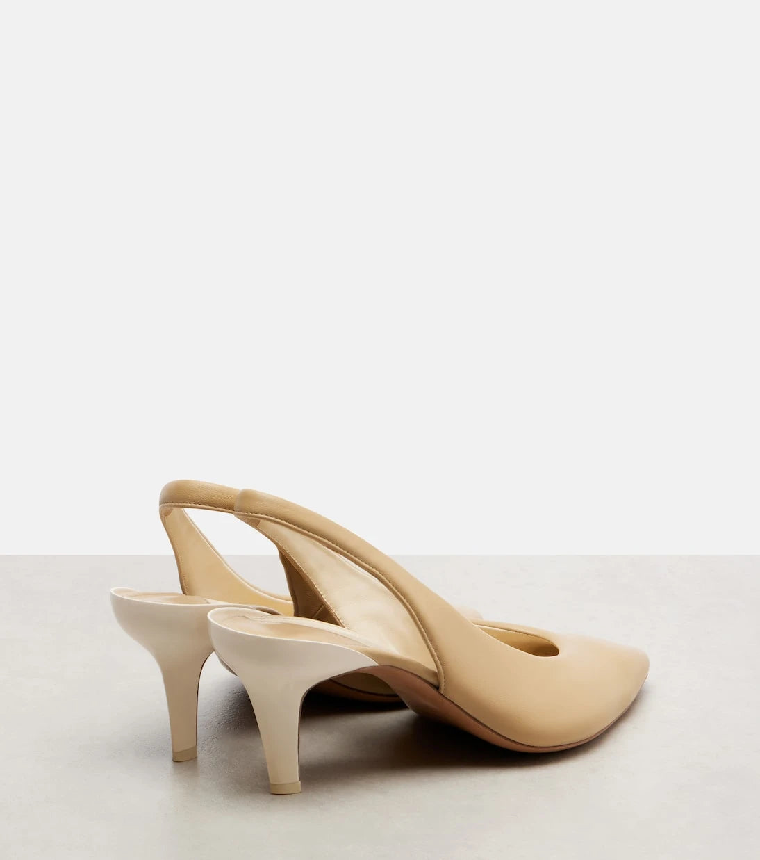 Chloé - Suzie leather slingback pumps