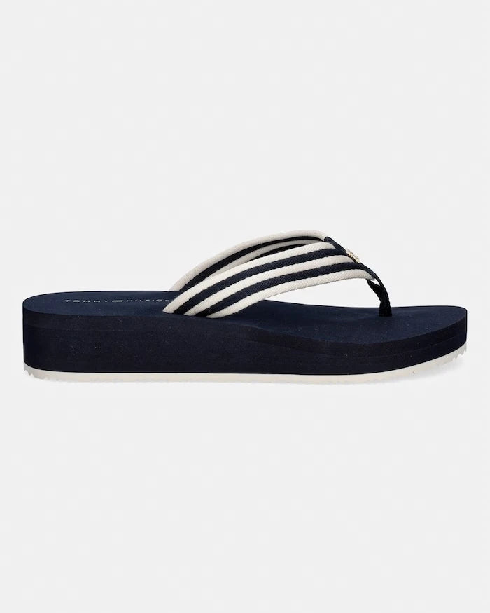 Tommy Hilfiger Kadın Parmak Arası Terlik TH STRIPE SUMMER SANDAL