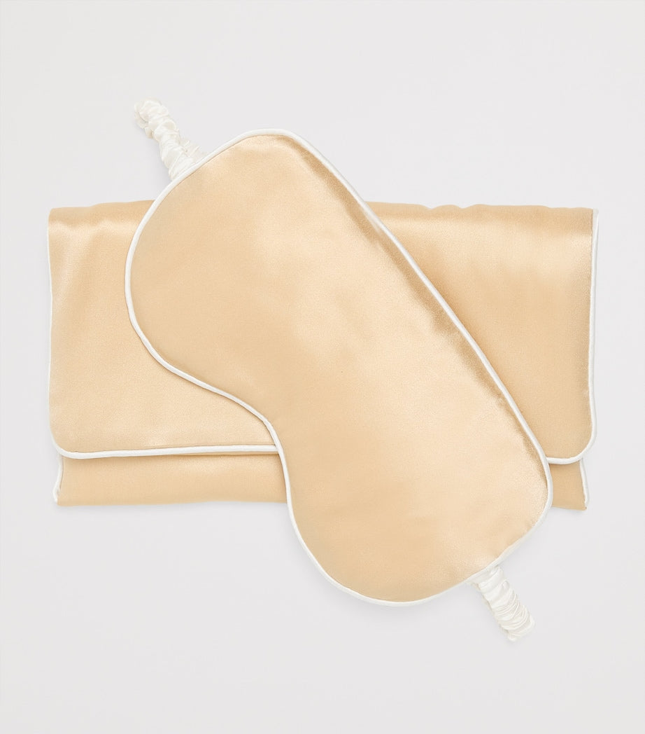 Silk Audrey Eye Mask CARAMEL