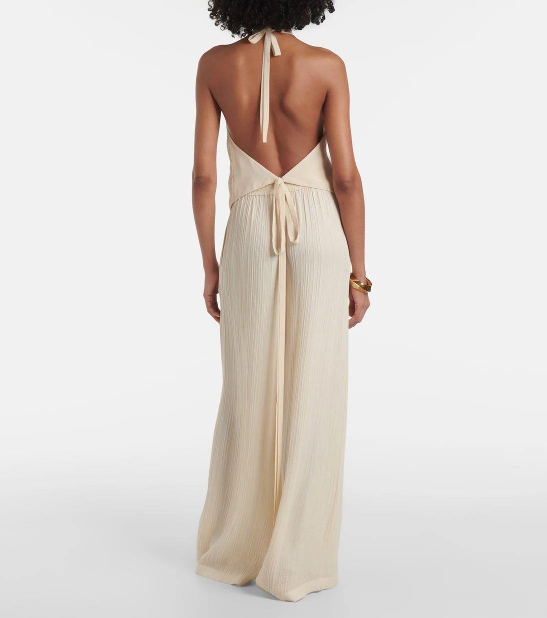Joseph - Suez pleated halterneck vest