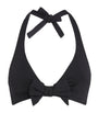 Eres Black Bow-Detail Bikini Top