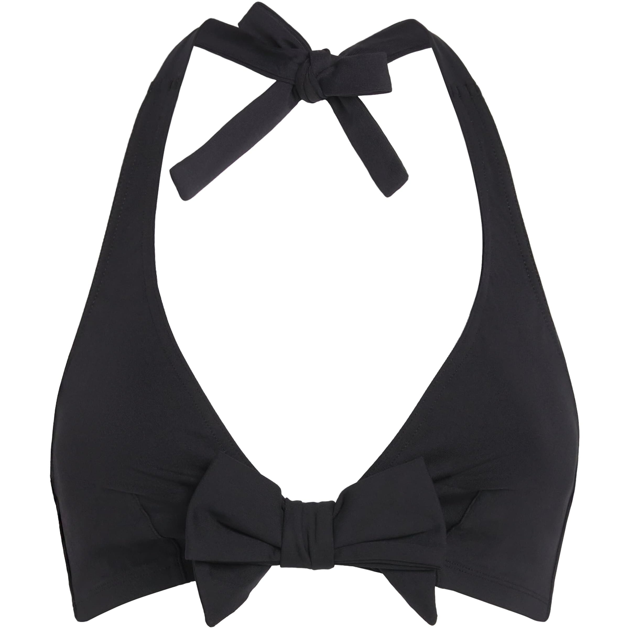 Eres Black Bow-Detail Bikini Top