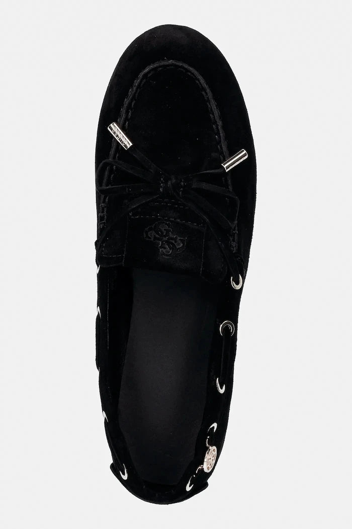 Велурени мокасини Guess AISHA