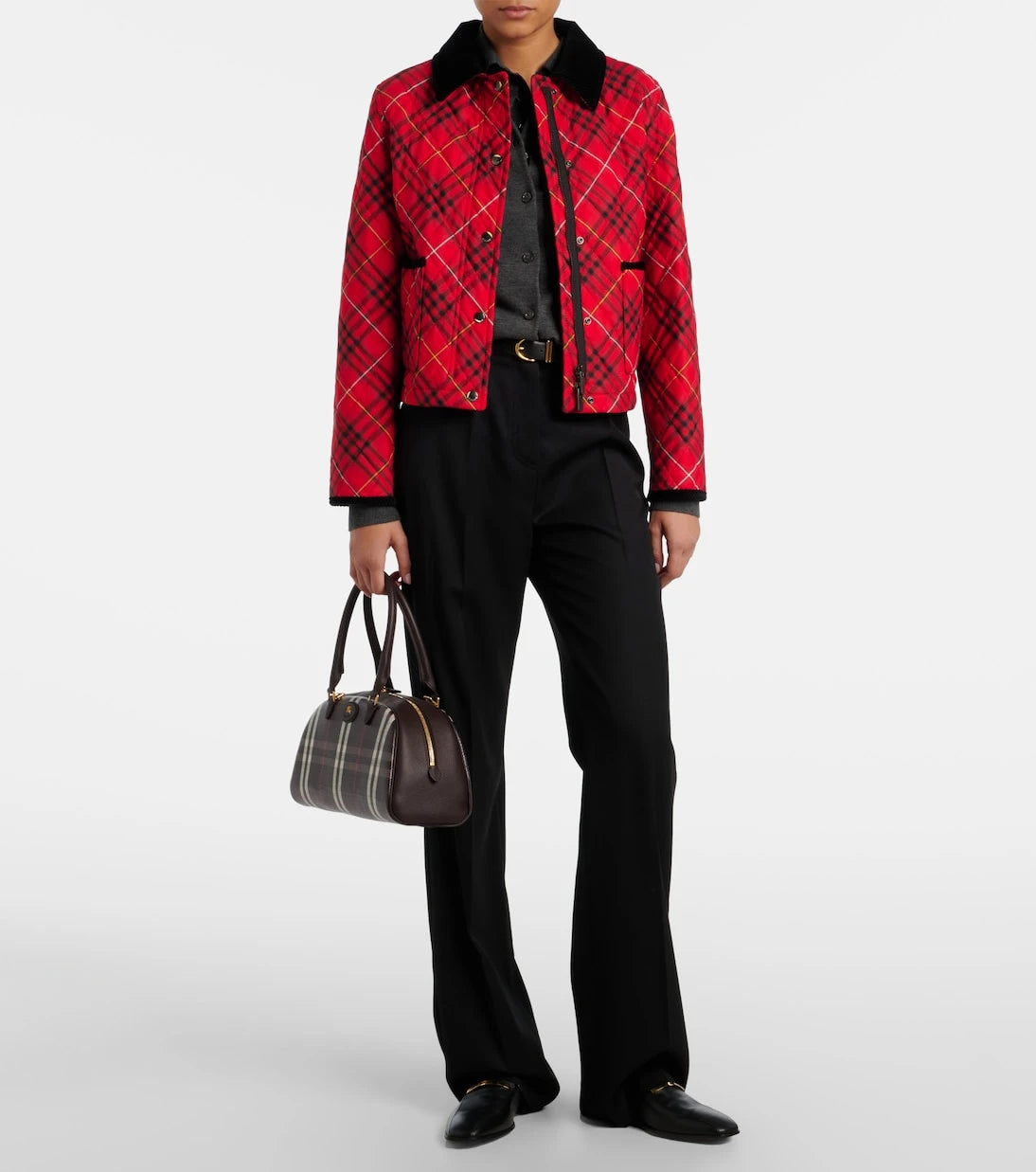 Burberry - Burberry Check cotton jacket