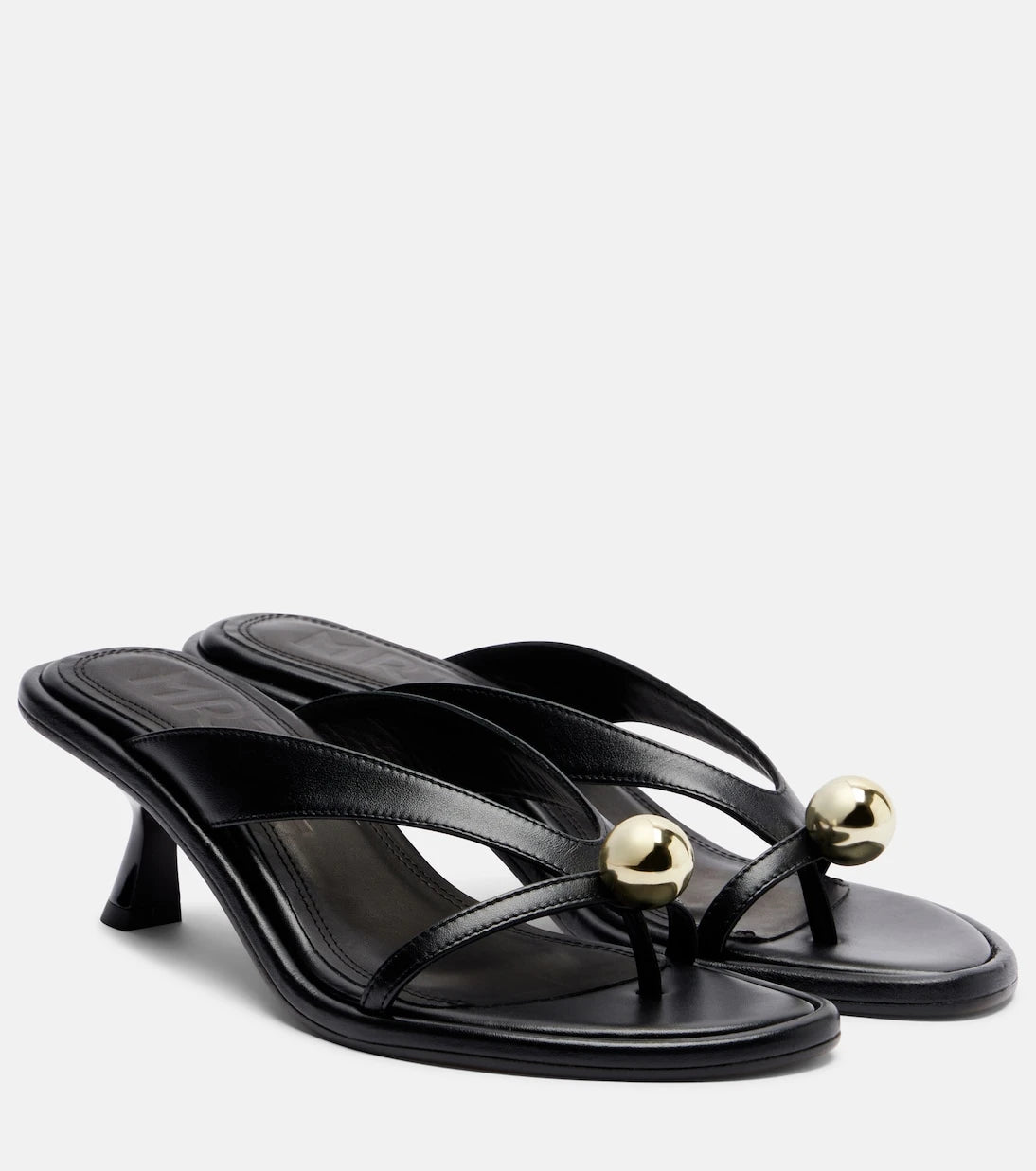 Souliers Martinez - Estela leather thong sandals