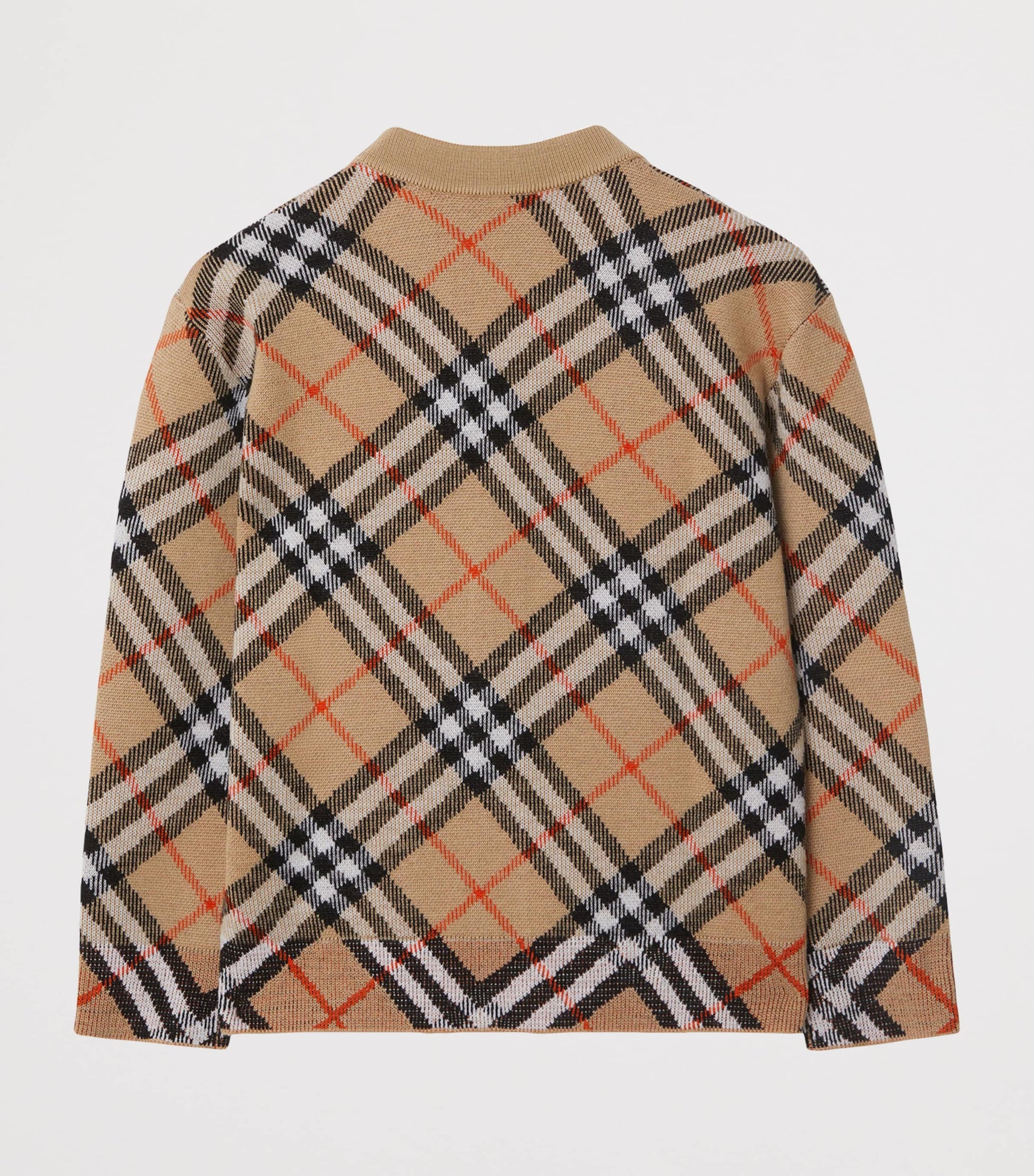 Burberry Kids Wool Check Cardigan (3-12 Years)