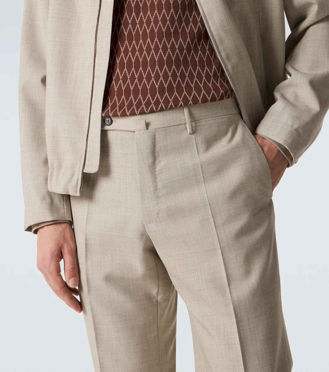 Slowear - Virgin wool slim pants