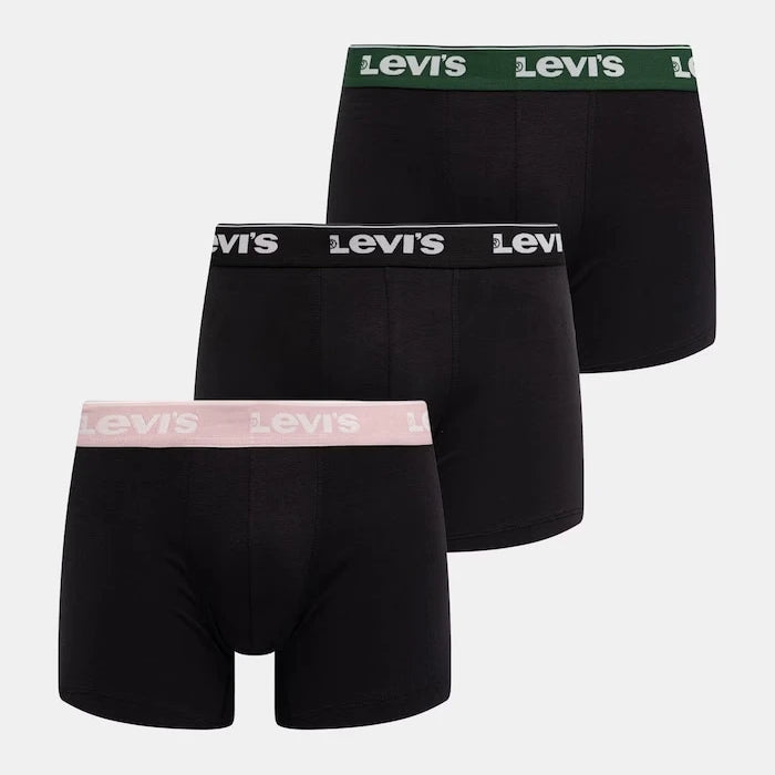 Levi's боксерки мъжки от памук с еластан 3 броя