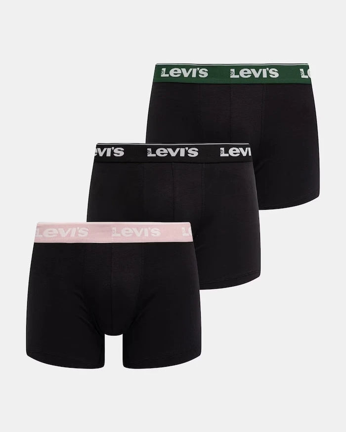 Levi's боксерки мъжки от памук с еластан 3 броя