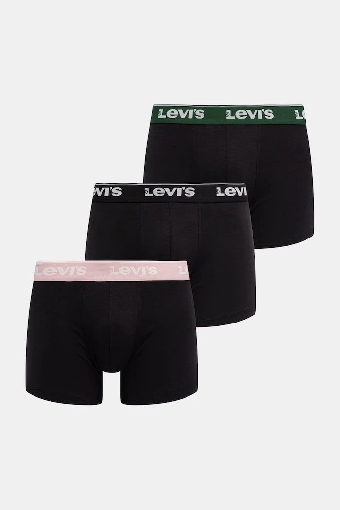 Levi's боксерки мъжки от памук с еластан 3 броя