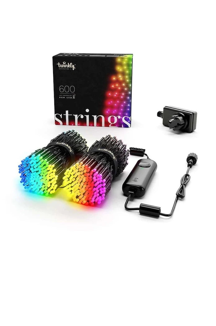 Twinkly Akıllı Yılbaşı Ağacı Işıkları Strings 600 LED RGB 48m