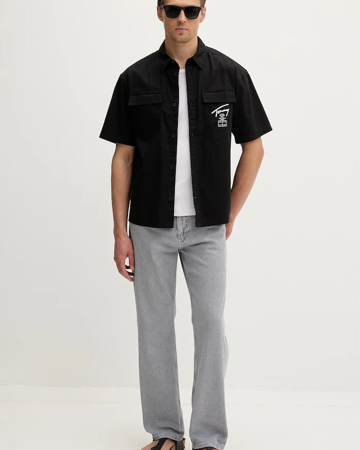 Tommy Jeans erkek pamuk gömlek