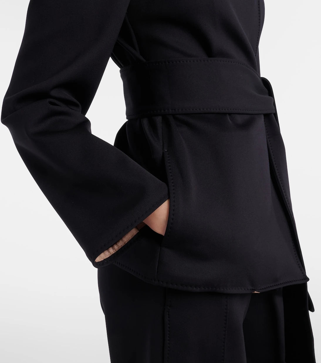 Max Mara - Talamo kemerli jarse blazer