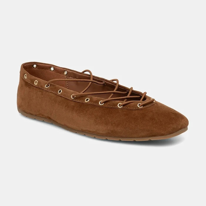 Велурени балеринки Steve Madden Pointe
