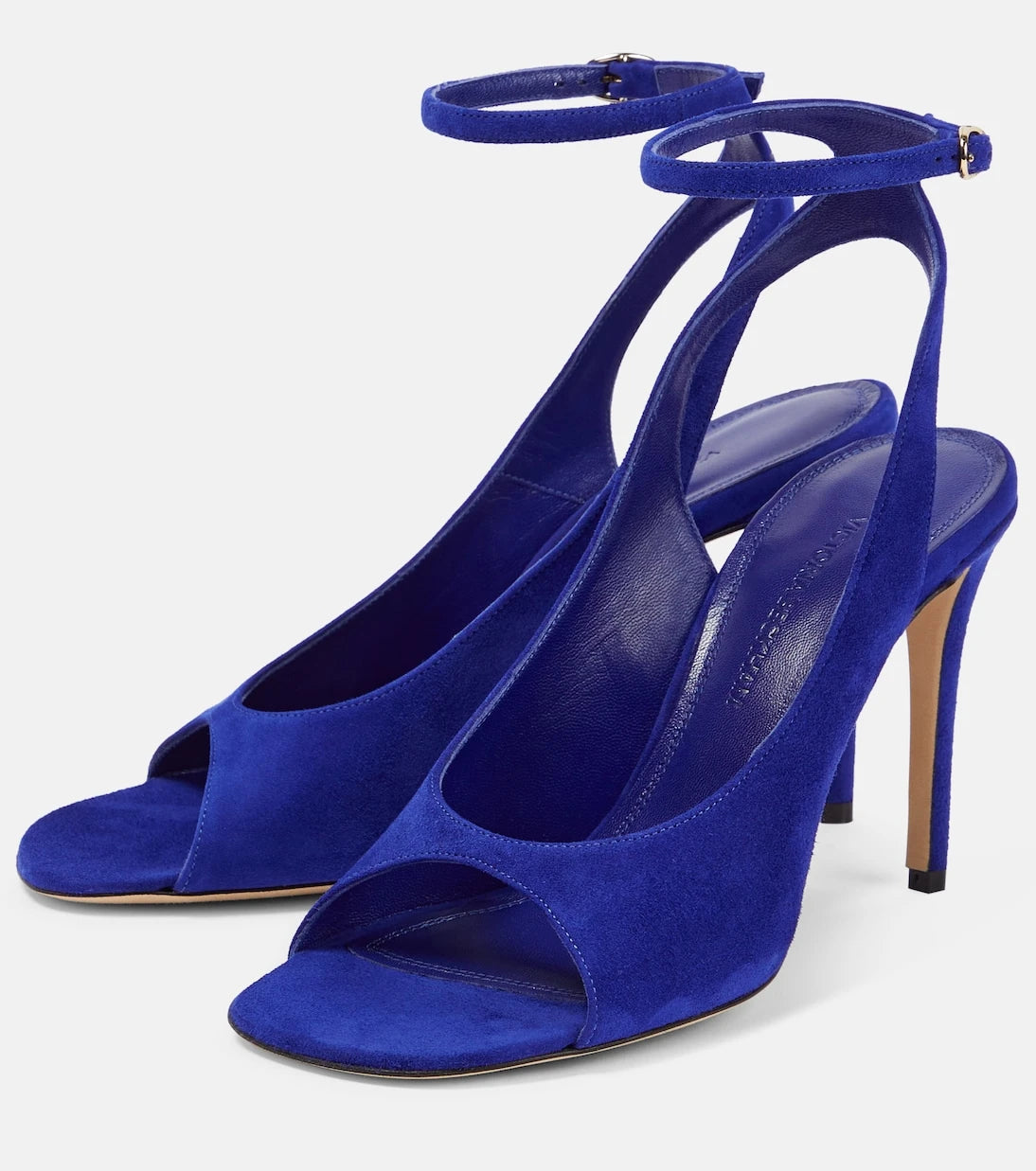 Victoria Beckham - Suede slingback sandals
