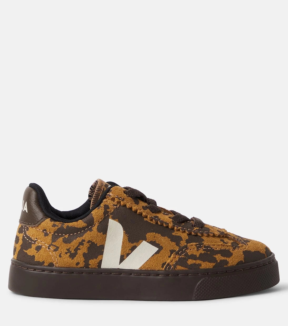 Veja Kids - Volley printed suede sneakers