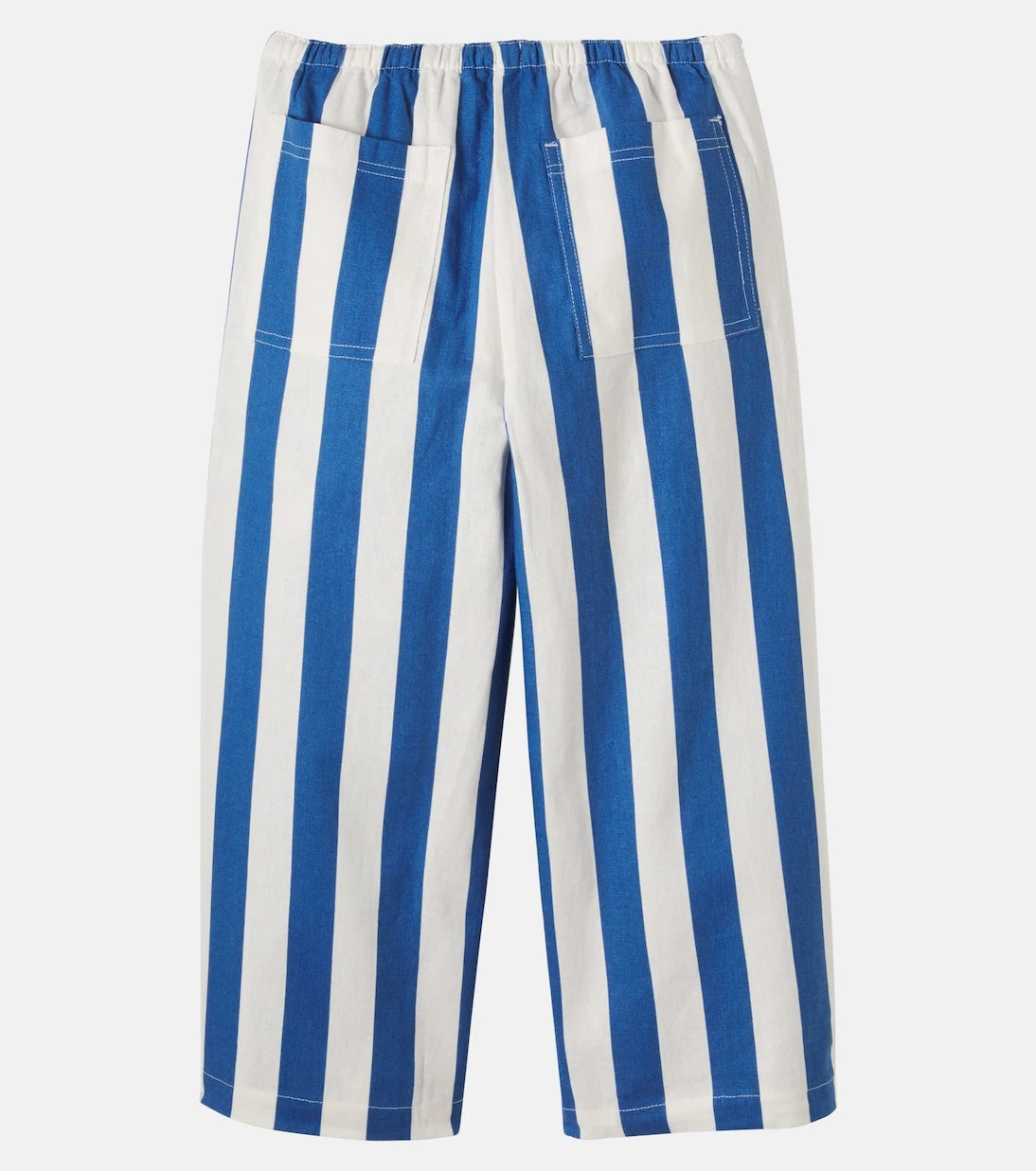 Tinycottons - Striped linen and cotton wide-leg pants