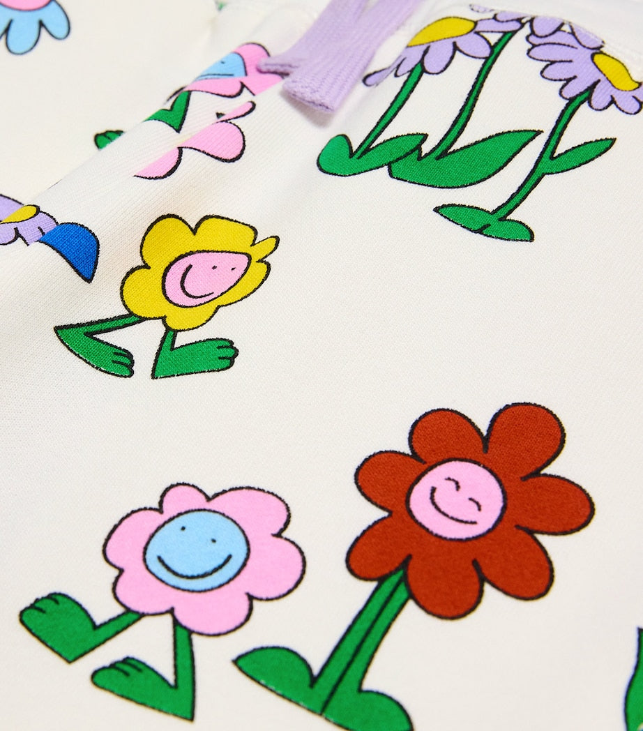 Stella McCartney Kids Cotton Flower Print Sweatpants (3-14+ Years)