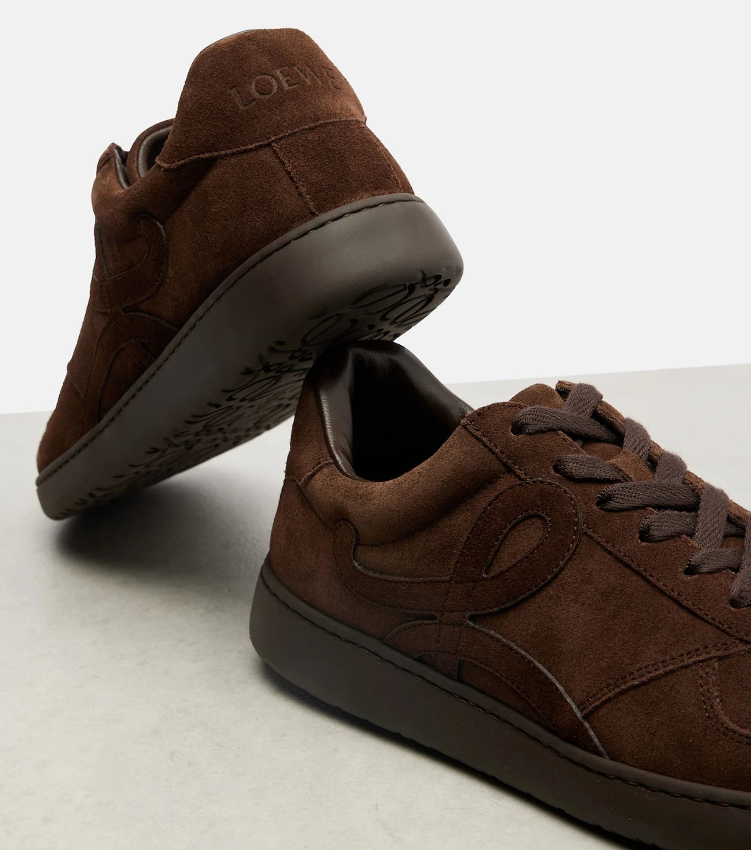 Loewe - Jambo suede sneakers
