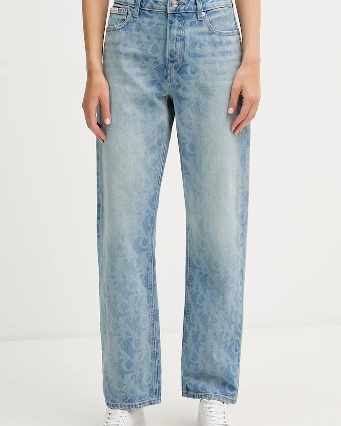 Calvin Klein Jeans straight kadın kot pantolon