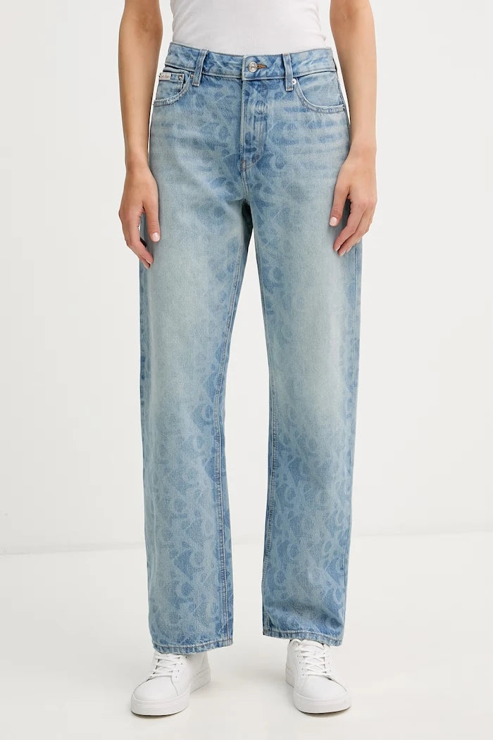 Calvin Klein Jeans straight kadın kot pantolon