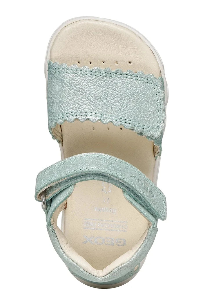 Детски сандали от кожа Geox SANDAL STEPPIEUP
