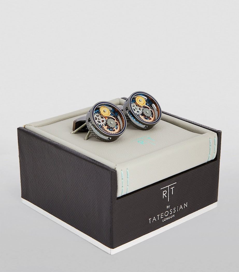 Circle Gear Cufflinks