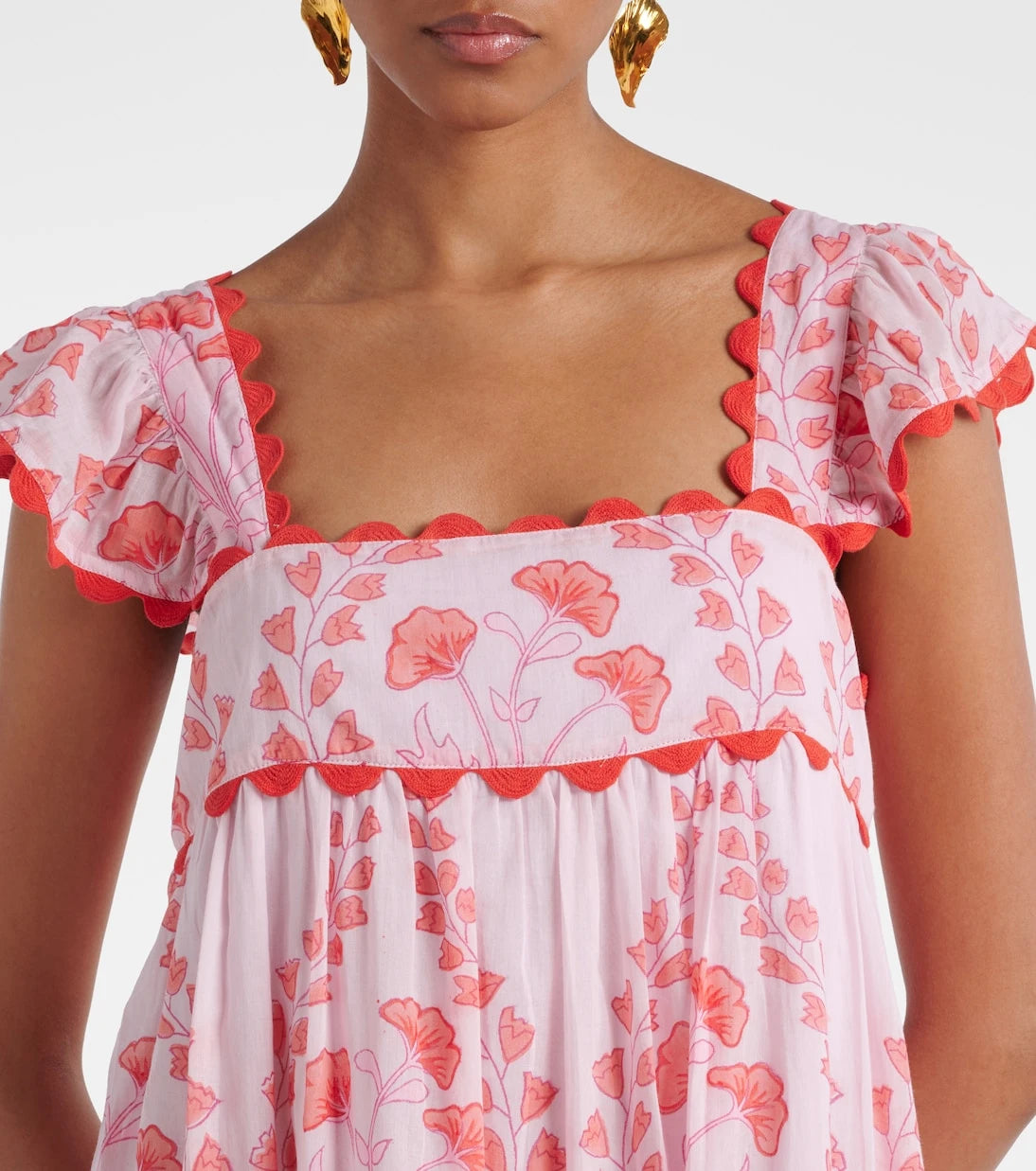 Juliet Dunn - Printed cotton minidress