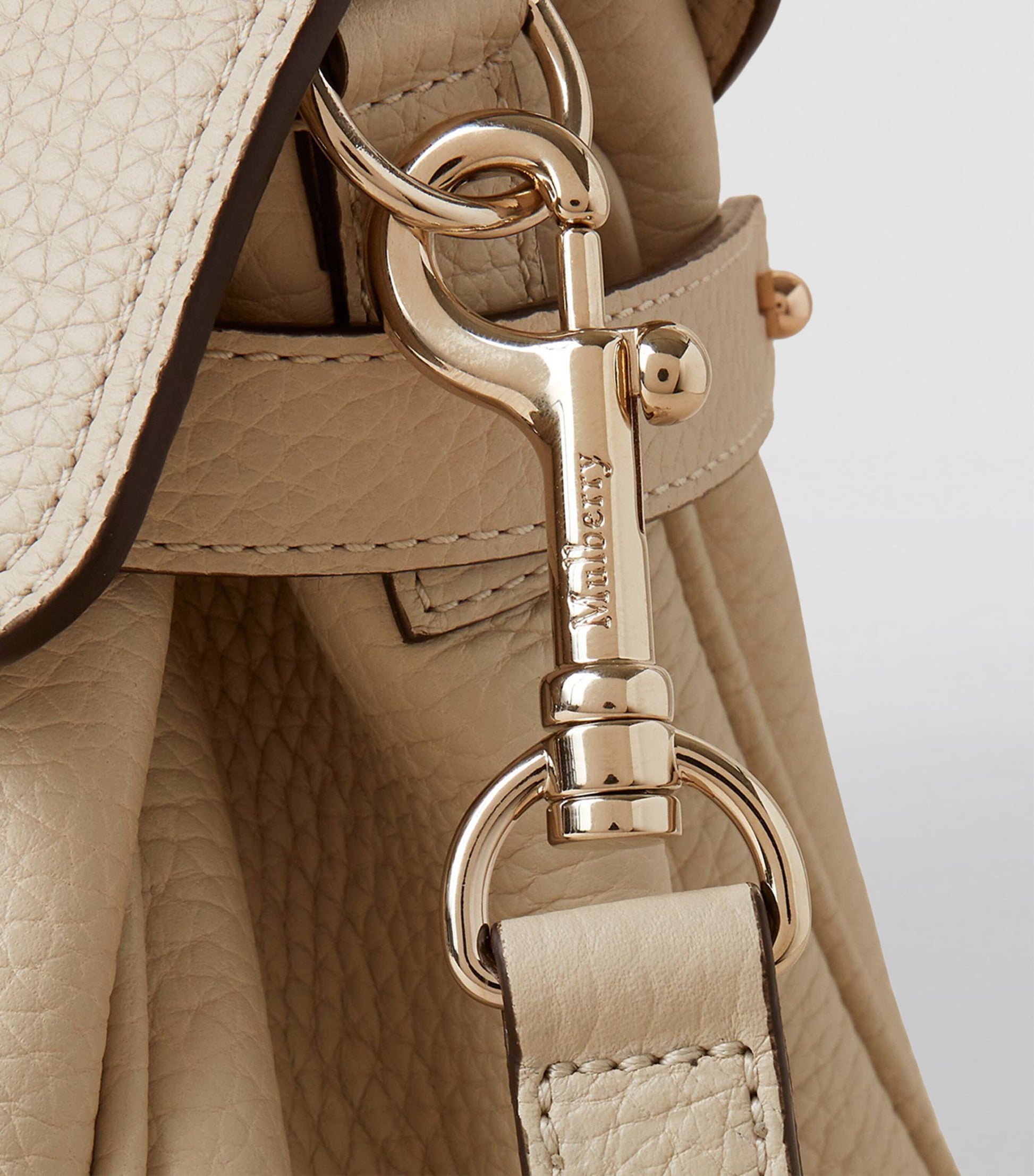 Mulberry White Mini Leather Alexa Cross-Body Bag