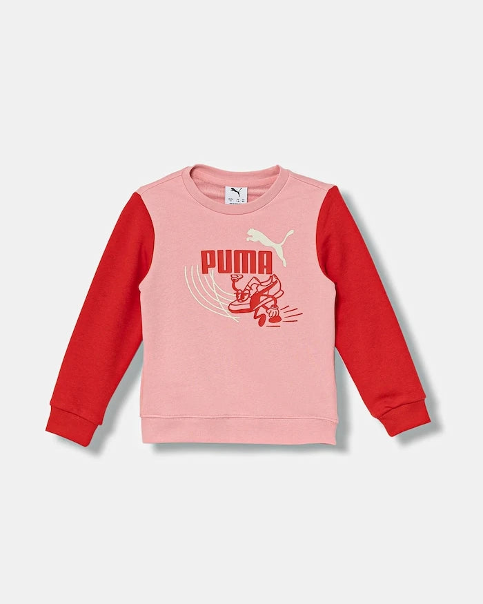 Puma LITTLE RUNNERS Crew TR PS Çocuk Sweatshirt