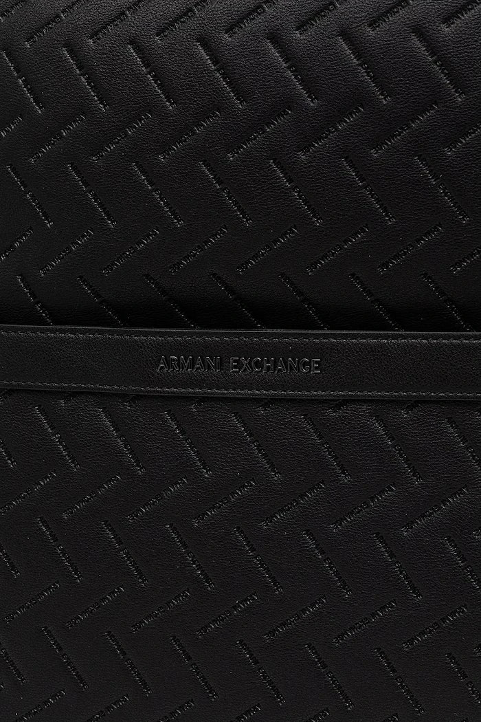 Armani Exchange Erkek Suni Deri Sırt Çantası